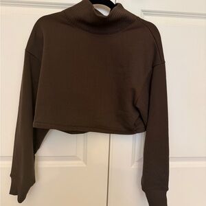 ALO Cropped Serenity Coverup Sweater